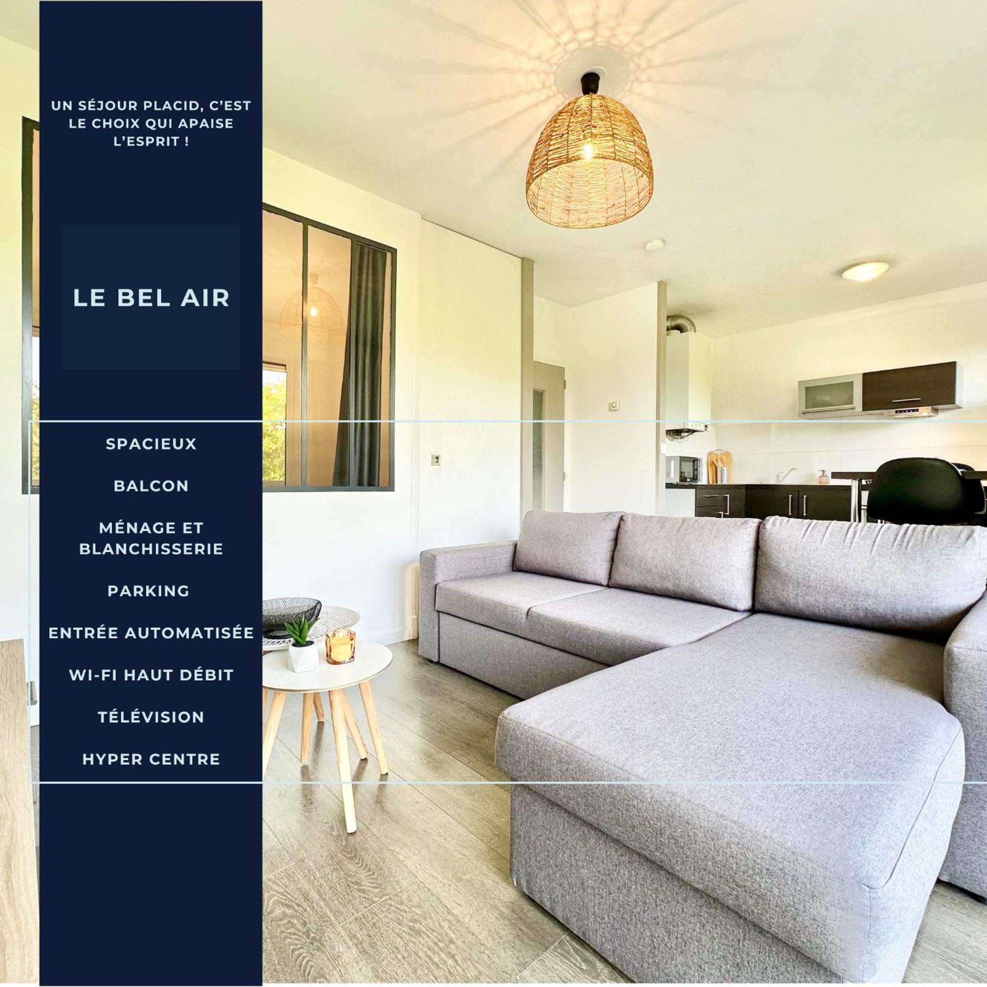 Le Bel Air - Coeur De Ville - Parking & Balcon 몽트드마르장 외부 사진
